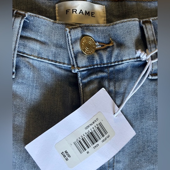 FRAME Light Blue Women's Flare Jeans - Picture 6 of 11